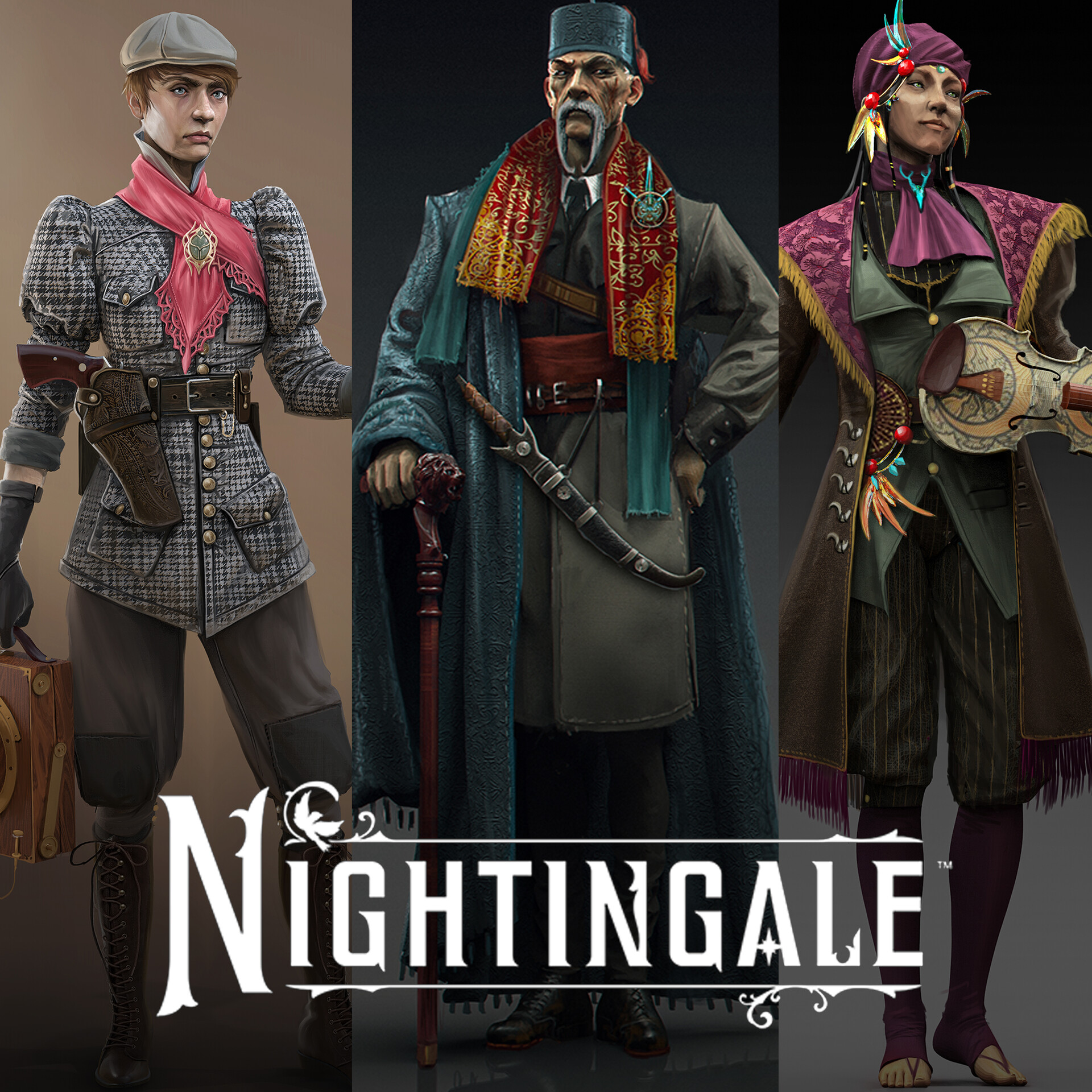 ArtStation Nightingale Game Character Designs