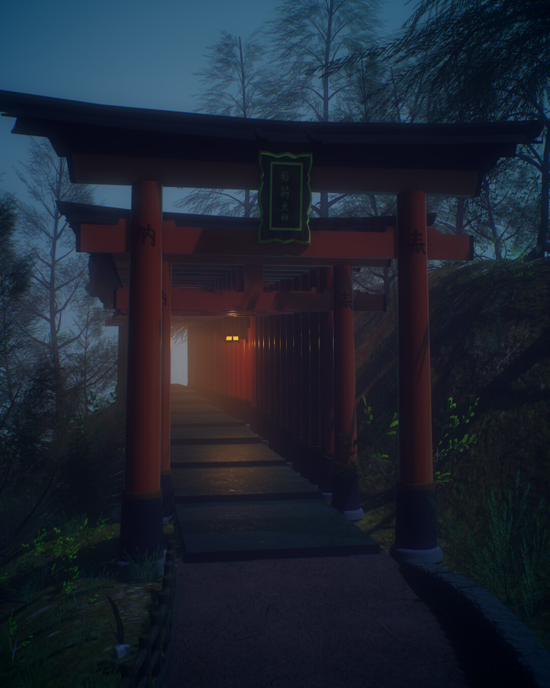 ArtStation - Inspired by Fushimi Inari-Taisha