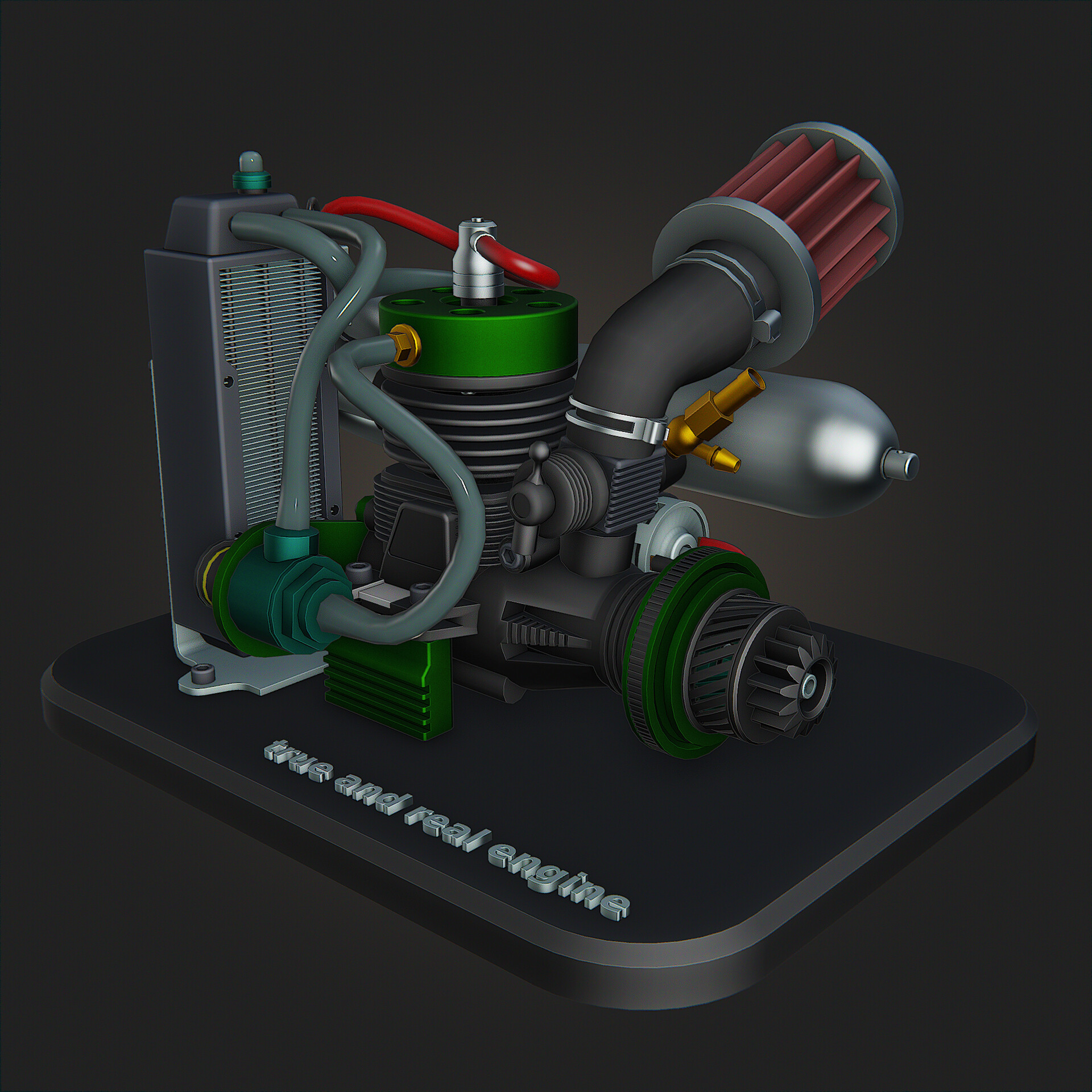 ArtStation RC Car Engine artstation-rc-car-engine