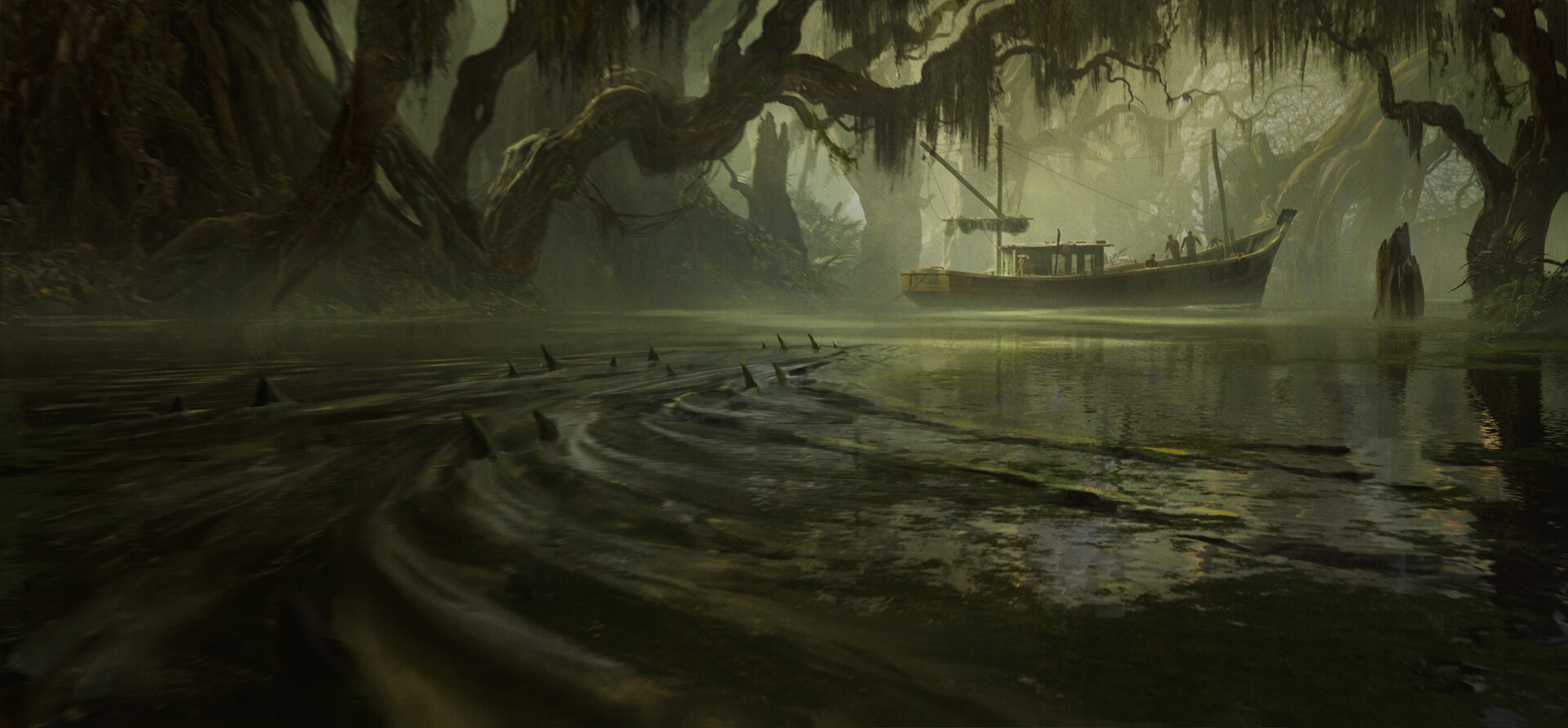 ArtStation - Dangerous swamp