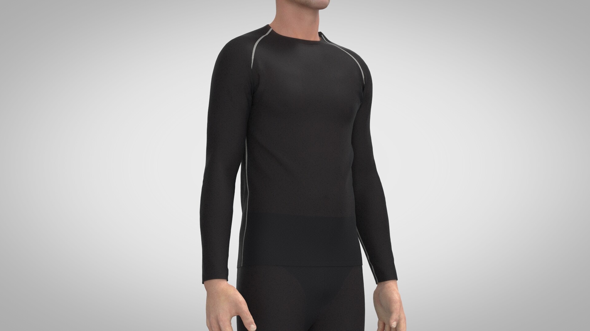 ArtStation Thermal Long Underwear, Marvelous Designer, Clo