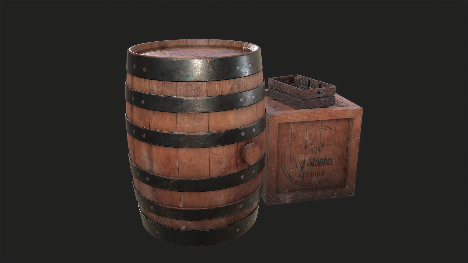 ArtStation Crates and Barrel