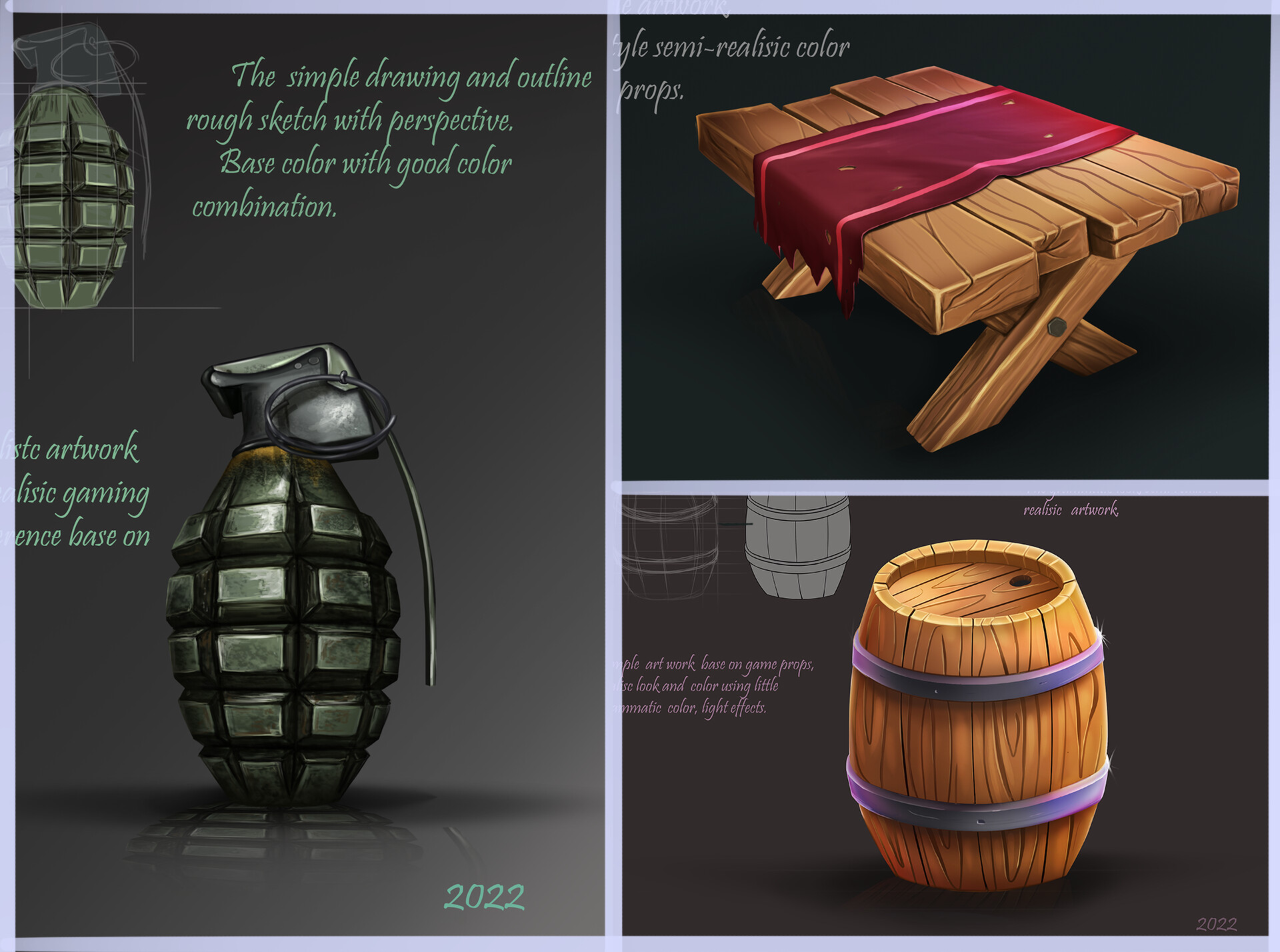 ArtStation Game props