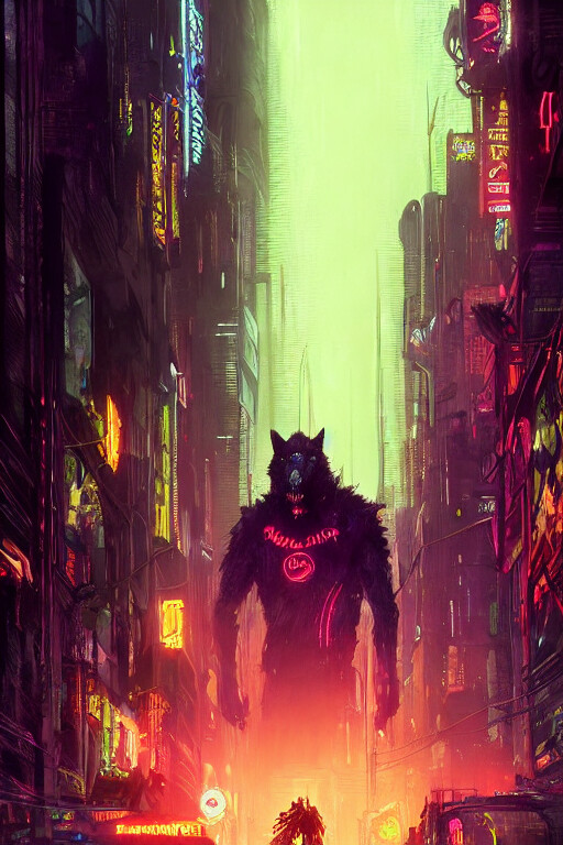 An American Werewolf in Night City