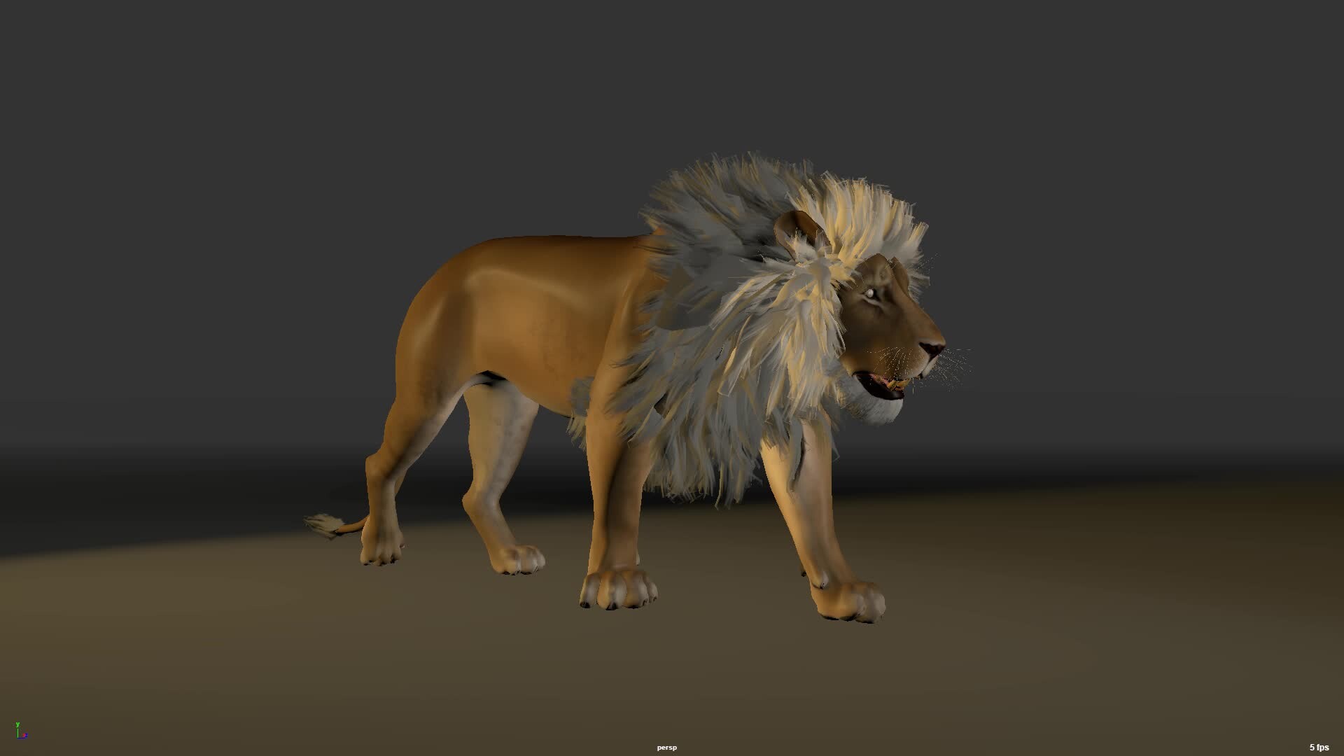 ArtStation - Exercise: Lion Walk