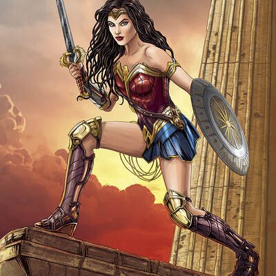 Mike ratera mike ratera wonder woman 07 a3 color