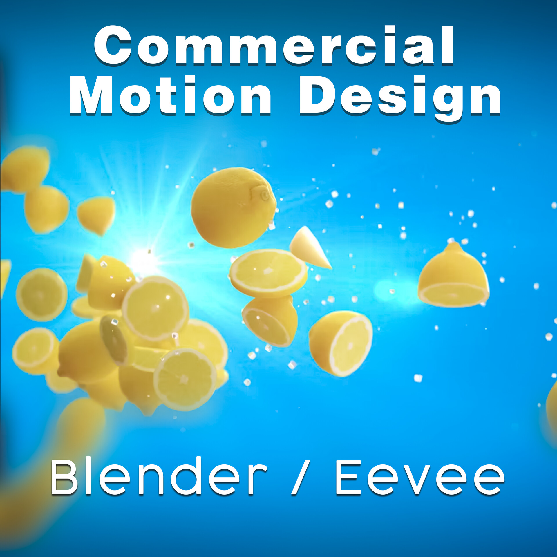 ArtStation - Lemonade + Tea Ad - Commercial 3D Motion Design