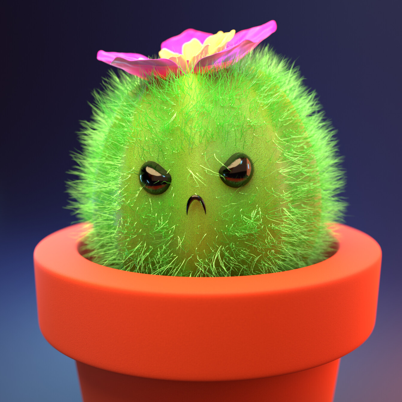 ArtStation   Grumpy Cactus