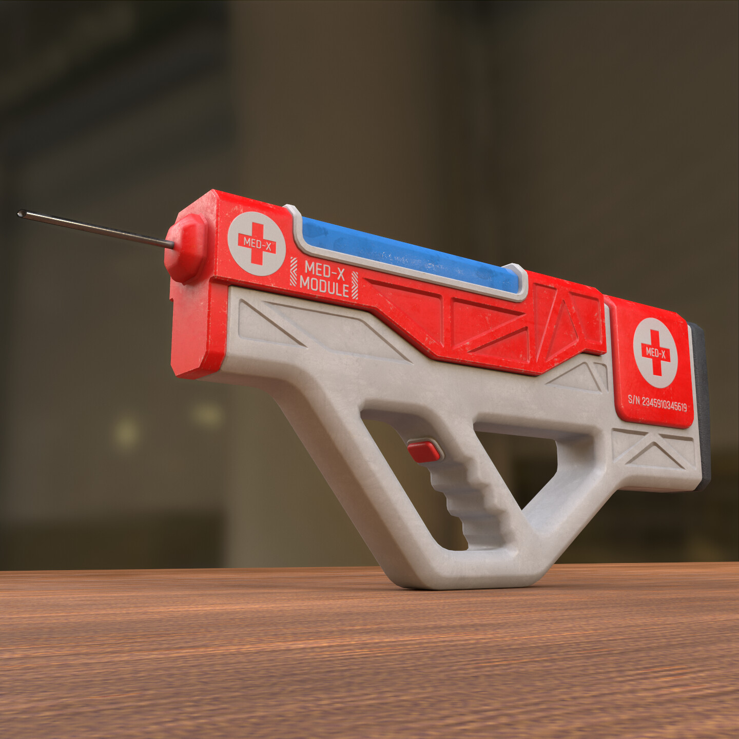 ArtStation - Sci-Fi Syringe gun