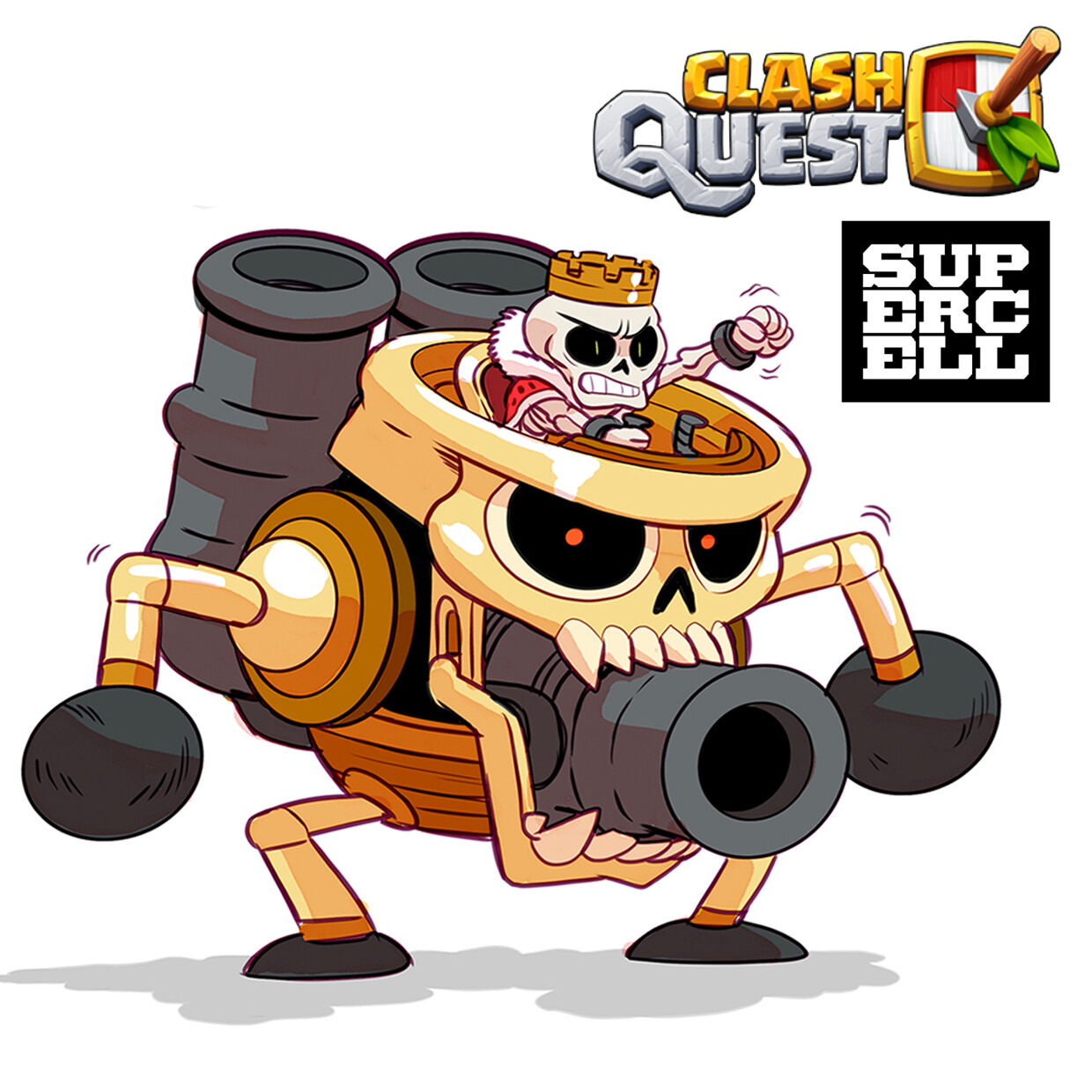 Artstation Clash Quest Supercell