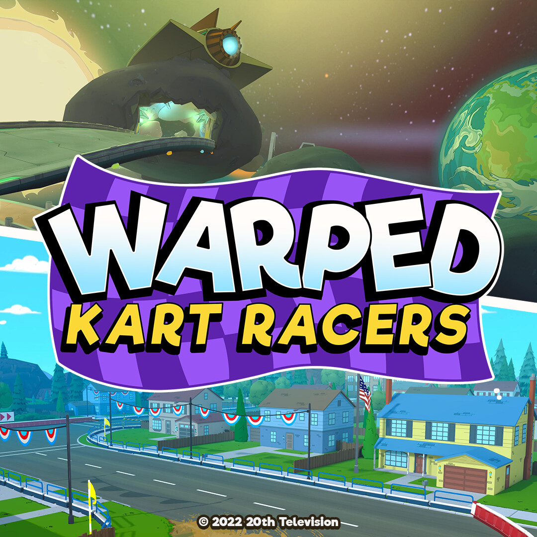 ArtStation Warped Kart Racers Environments