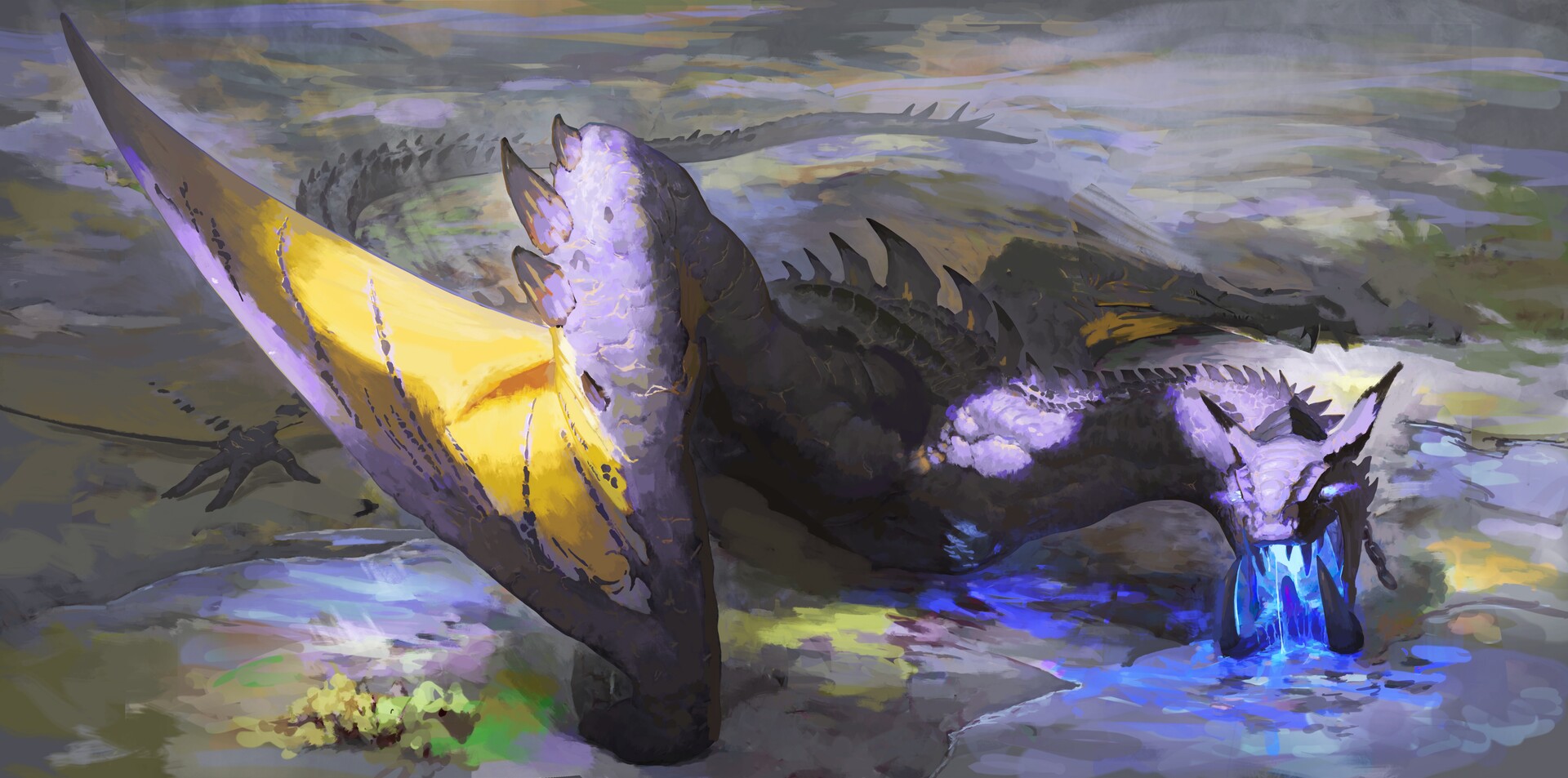 ArtStation The Injured Dragon artstation-the-injured-dragon