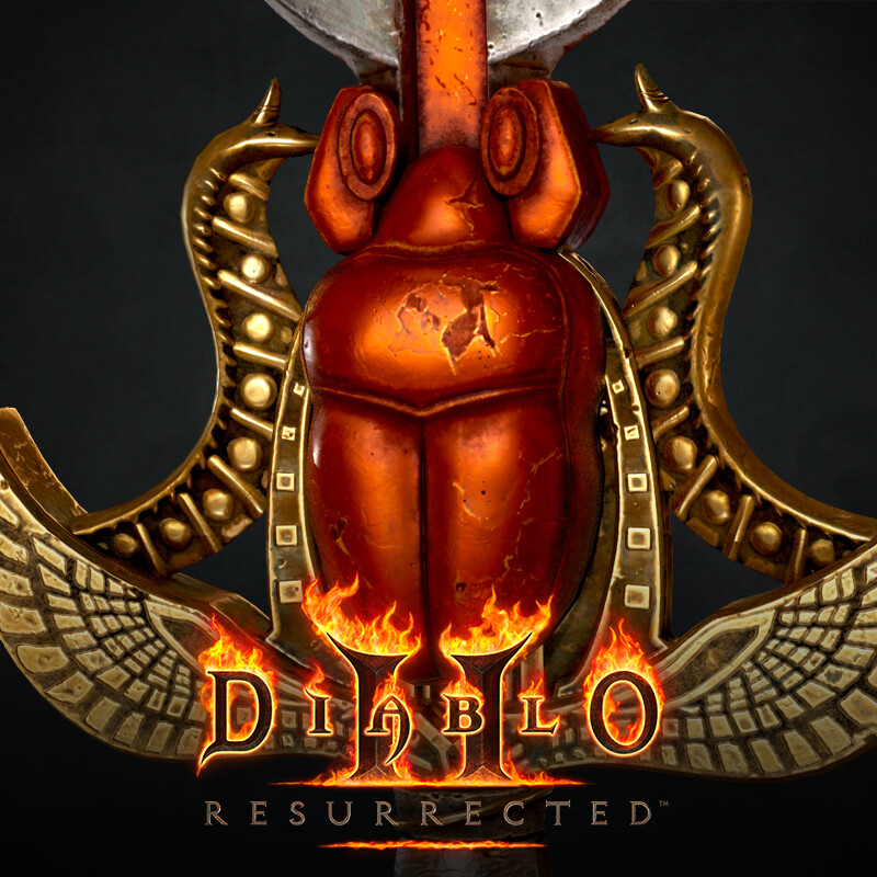 ArtStation Diablo 2 Resurrected Weapons