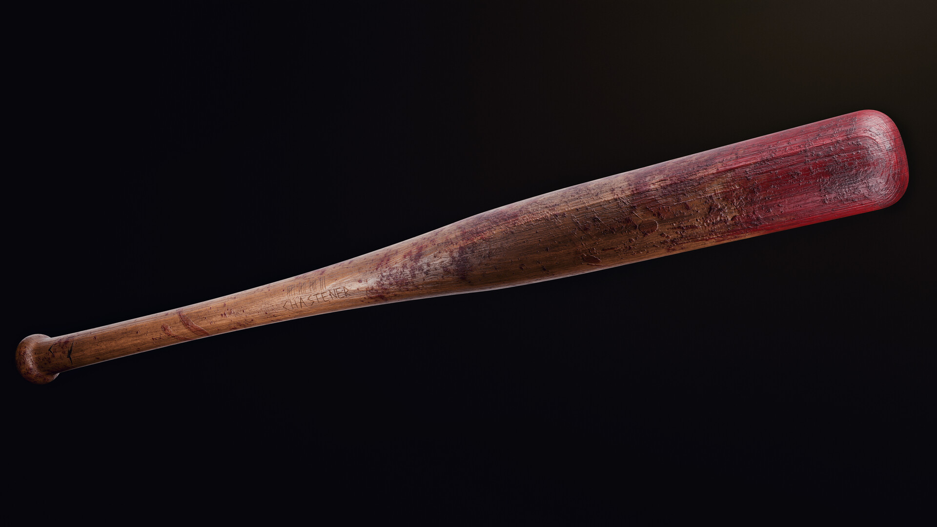 ArtStation bloody baseball bat