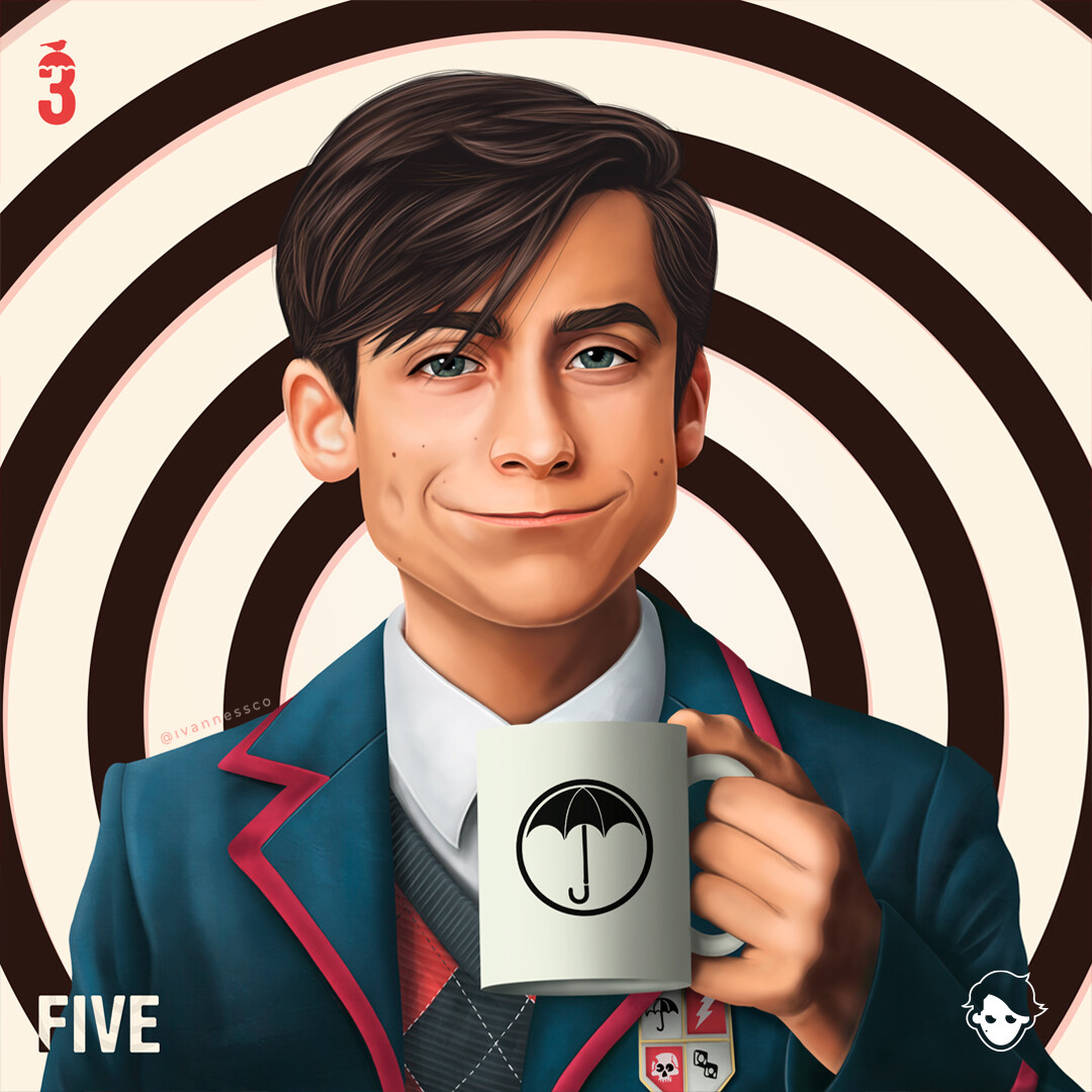 ArtStation - The Umbrella Academy - Number Five - Fanart