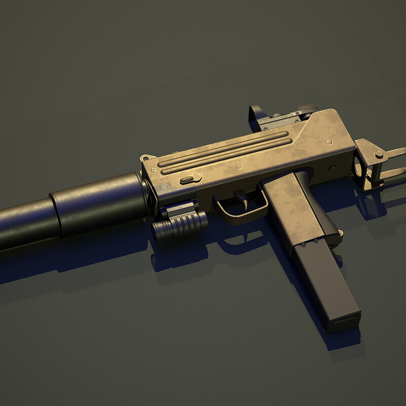 ArtStation - MAC 10 tactical