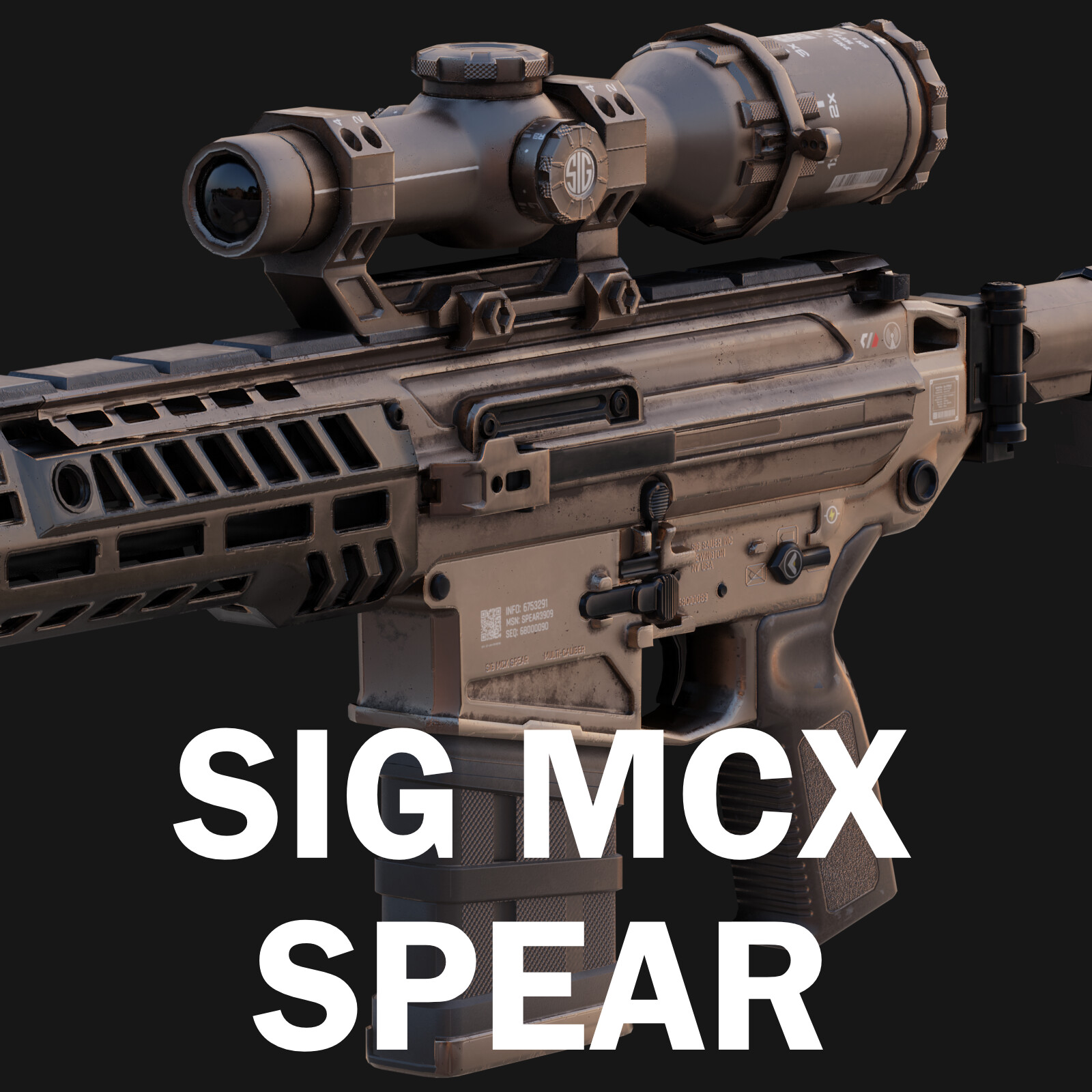 Artstation Sig Mcx Spear 1486