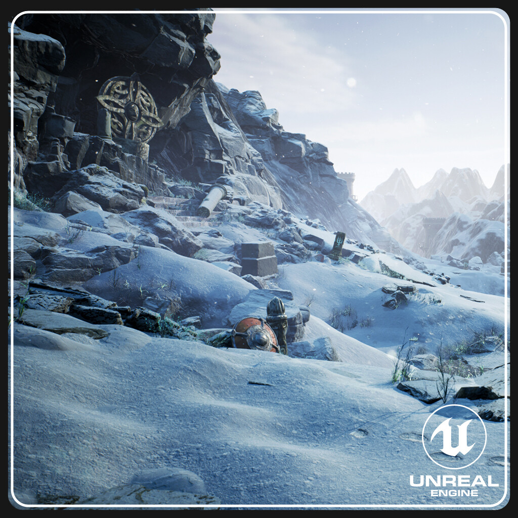 ArtStation Snowy Valley artstation-snowy-valley
