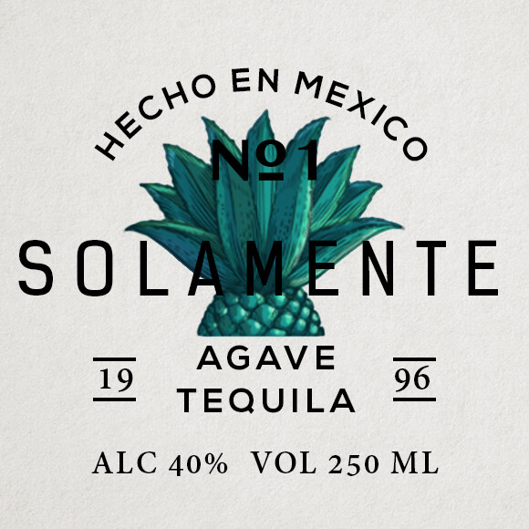 ArtStation - Solamente Tequila Bottle Mockup