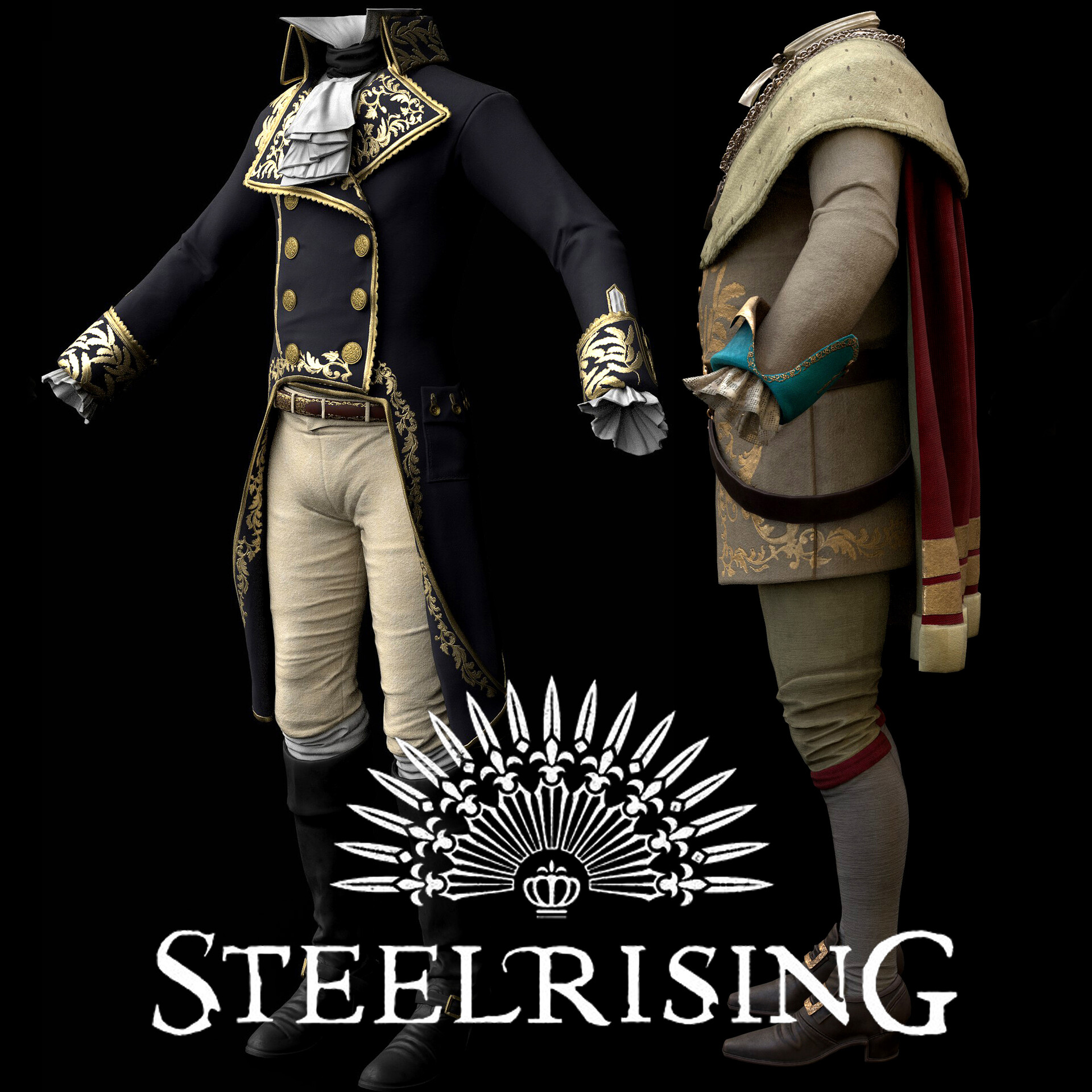 ArtStation - SteelRising clothes Character