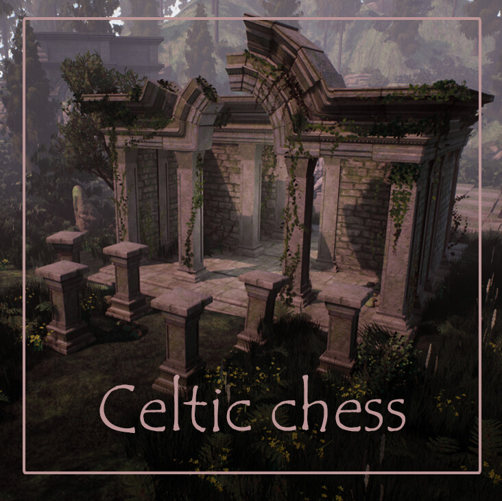 ArtStation - Celtic chess - architecture