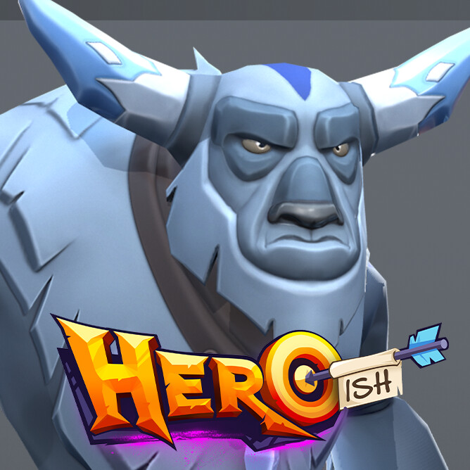 ArtStation - Frost Minotaur from Heroish