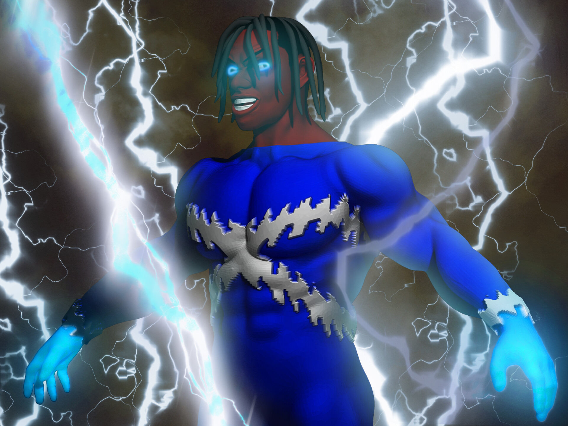 ArtStation Denzel Prince of Thunder Concept in 2D and 3D