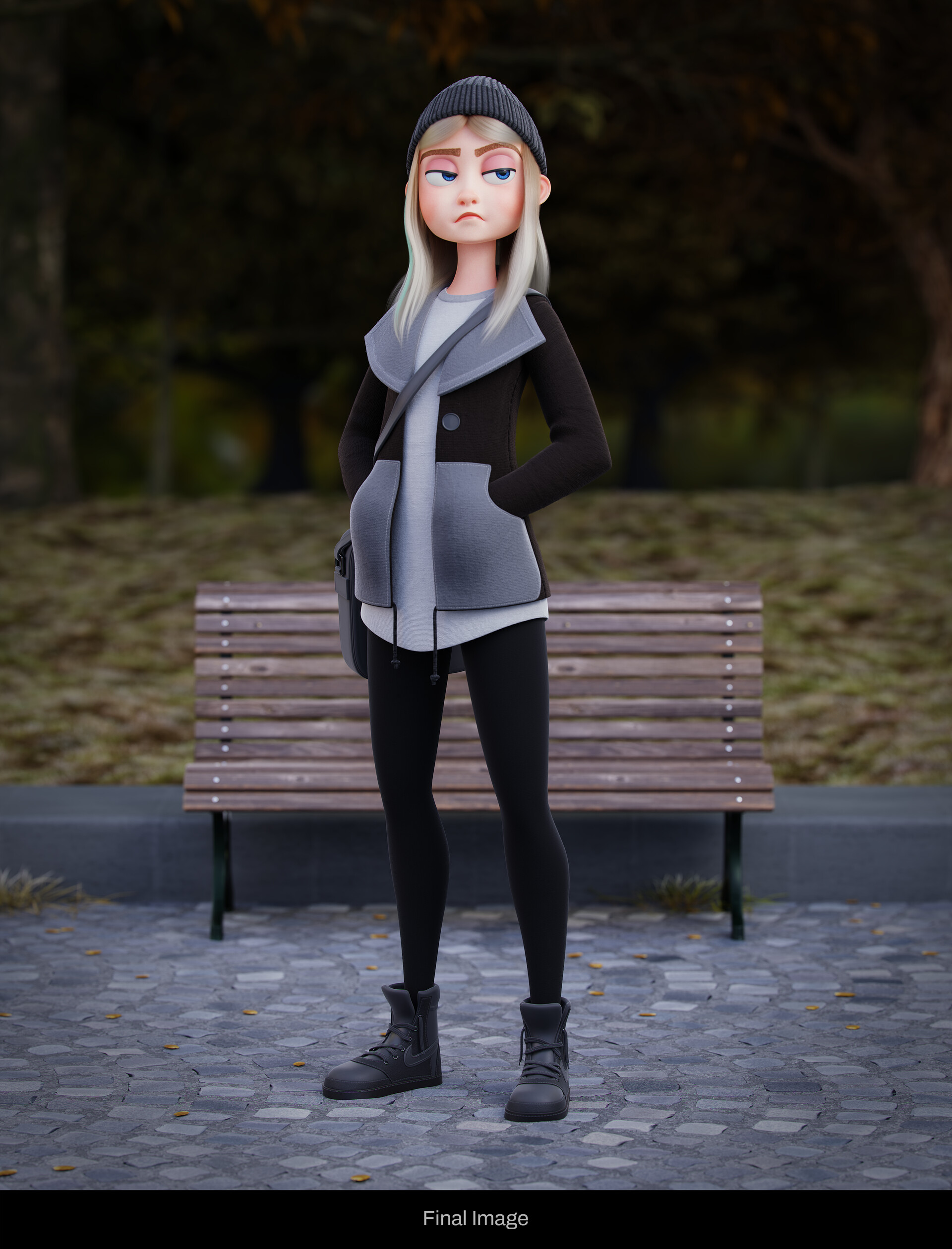 ArtStation Hoodie Girl