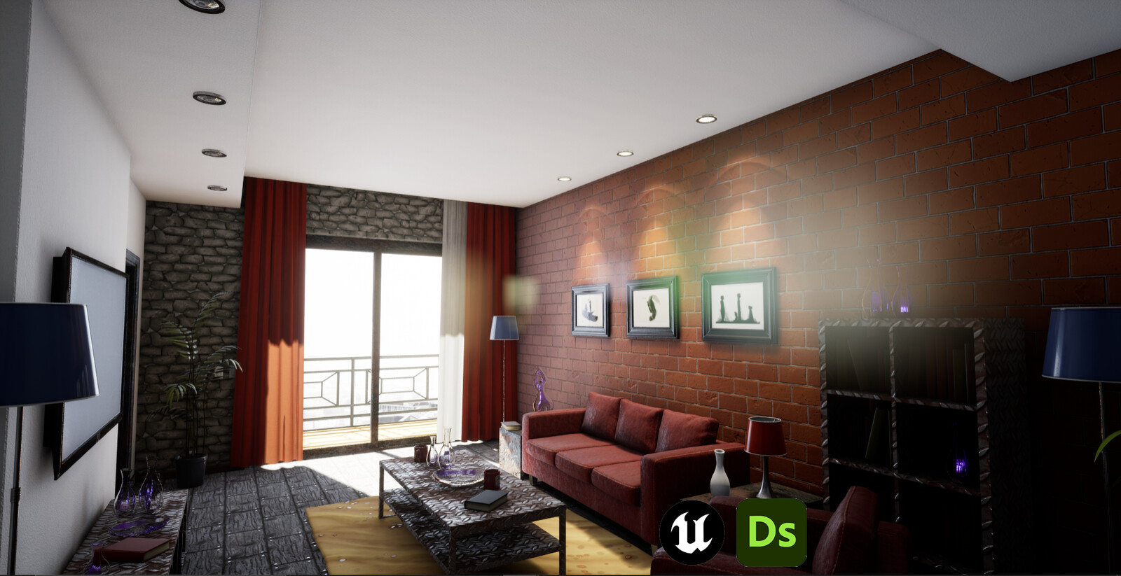 Material Demo Scenes in UE5