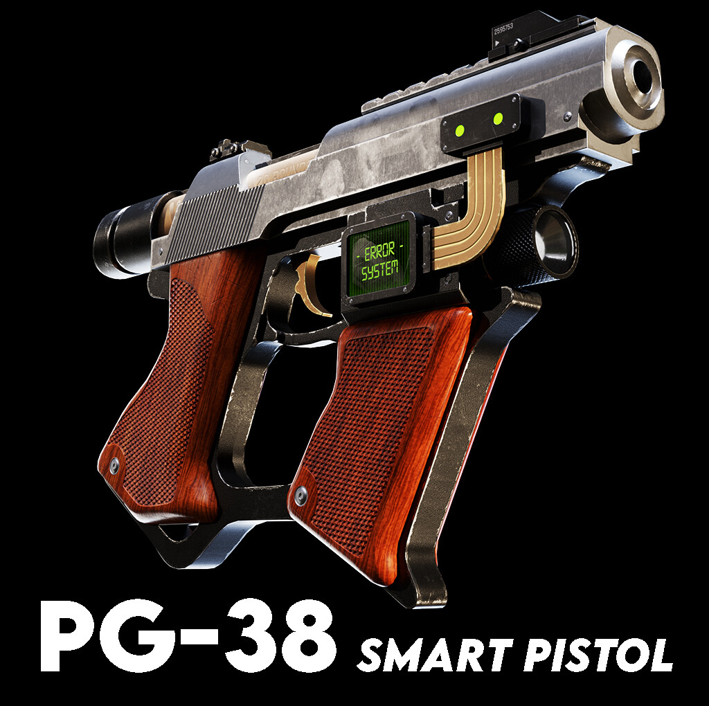 ArtStation - PG-38 Smart Pistol