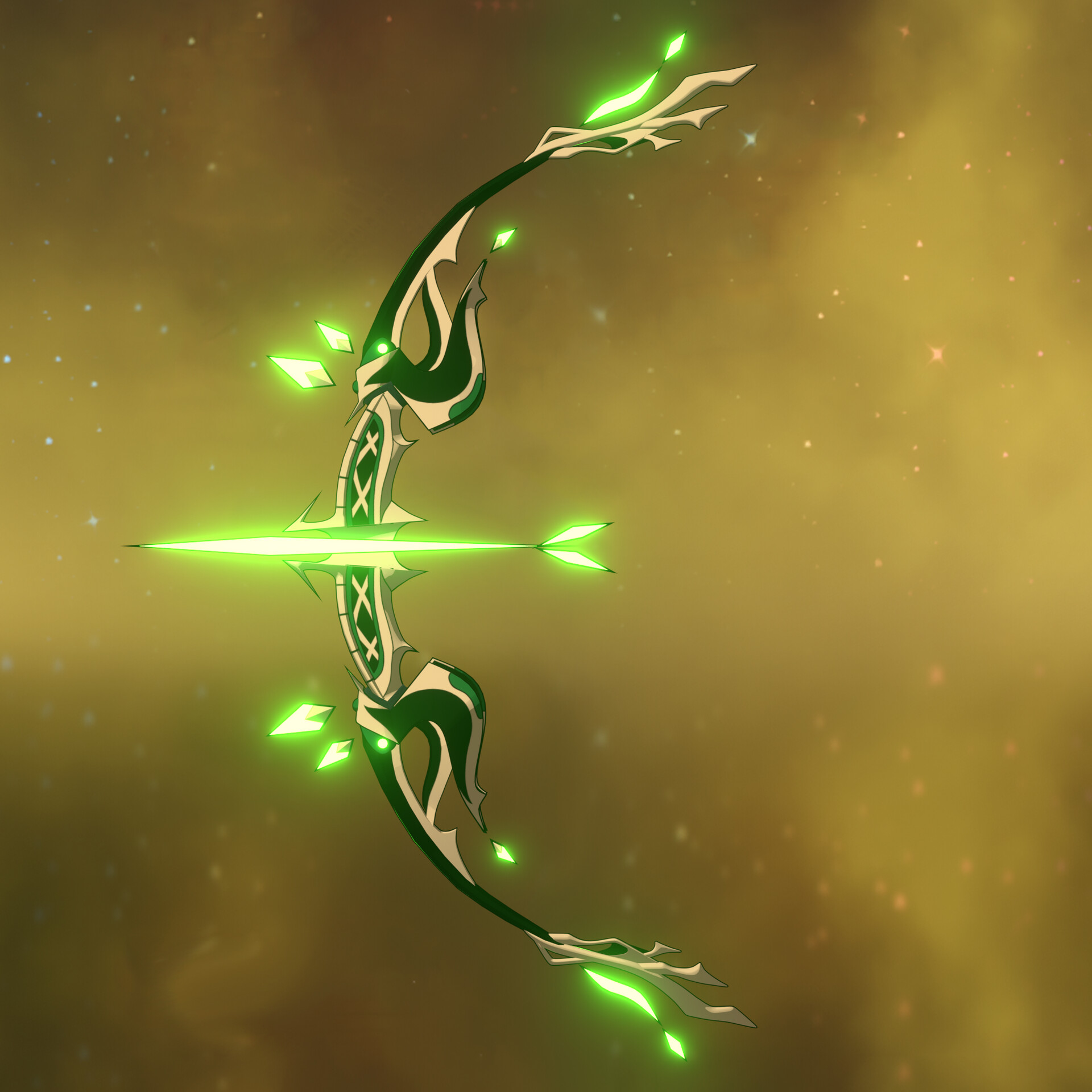 ArtStation - Primordial Jade bow (Fan Concept)