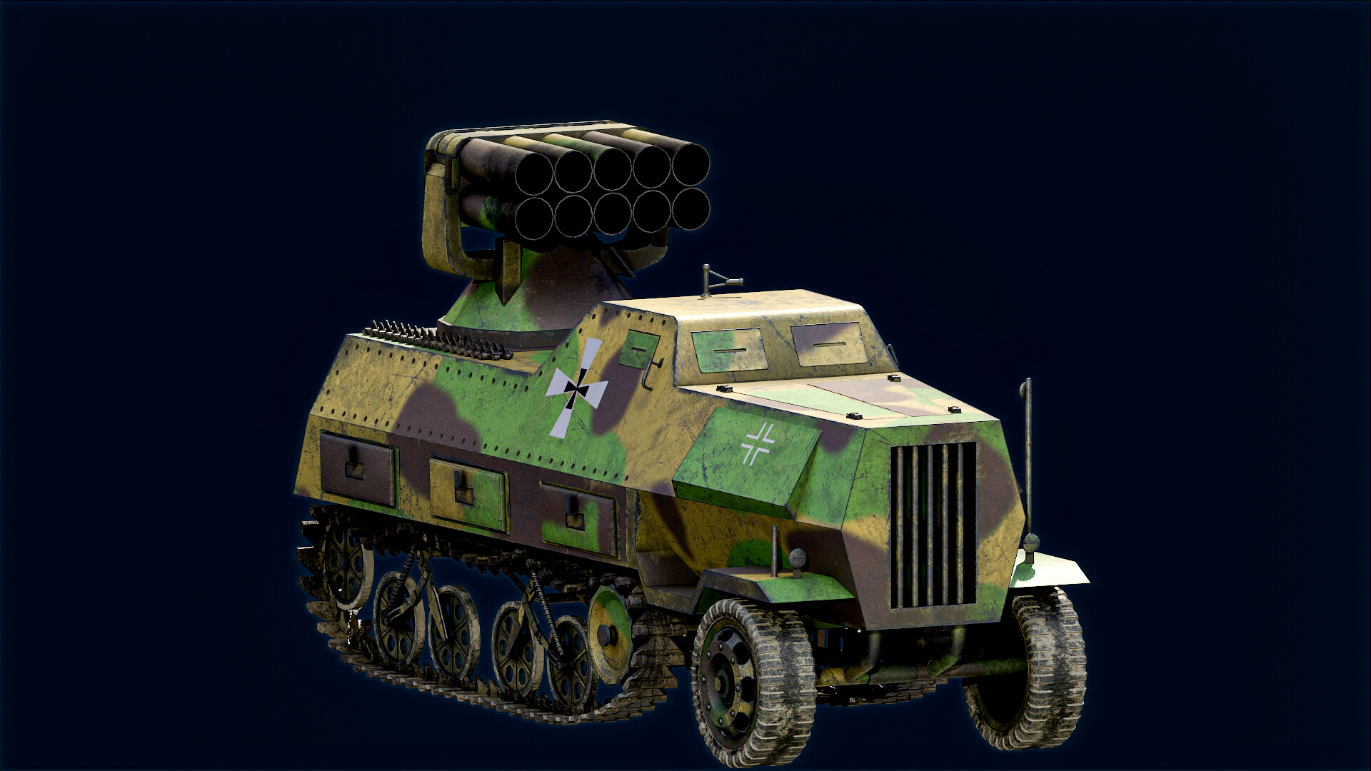 ArtStation - SdKfz 4 halftrack