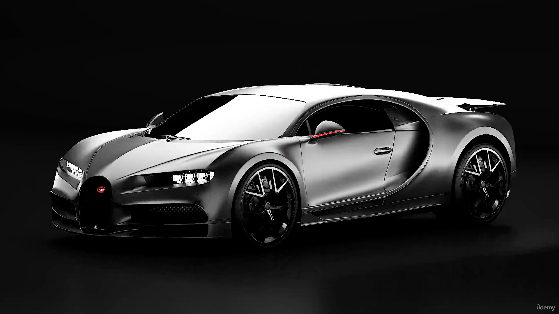 ArtStation - Bugatti Chiron Sport 2021Noire 3D Model - Render - Animation