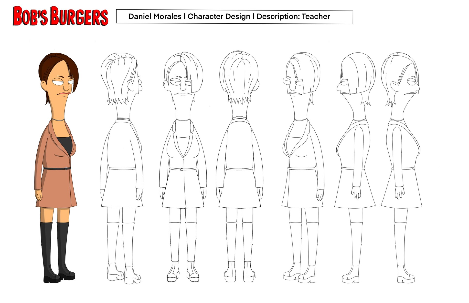 ArtStation Bob's Burgers Character Design