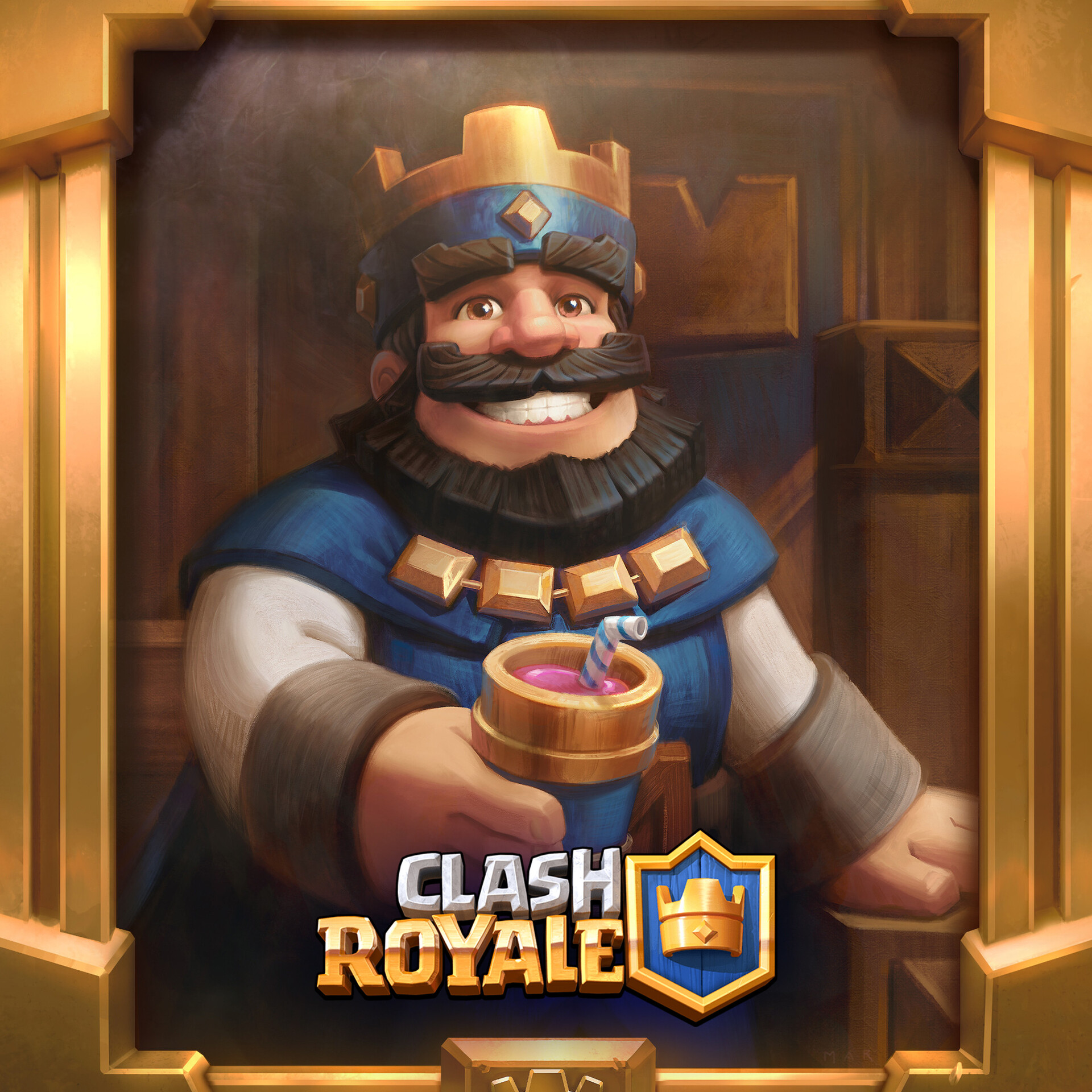 ArtStation - Clash Royale - King