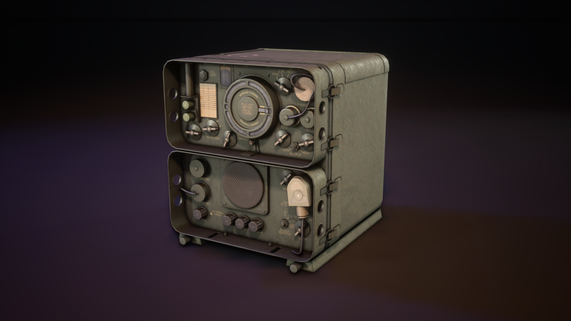 ArtStation - Radio Receiver AN/GRR-5