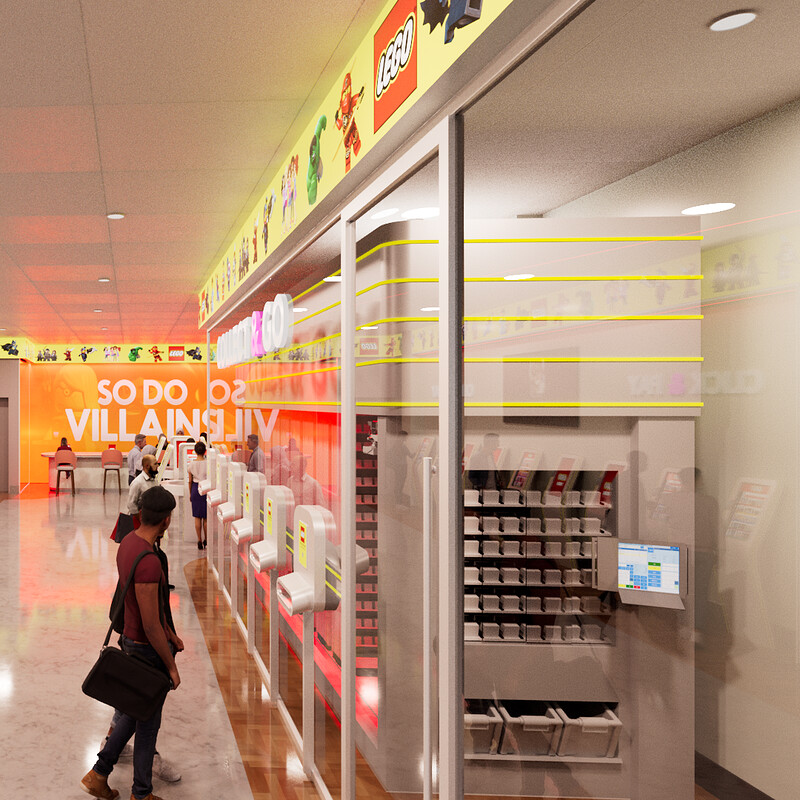 Shopping centre store unit concept