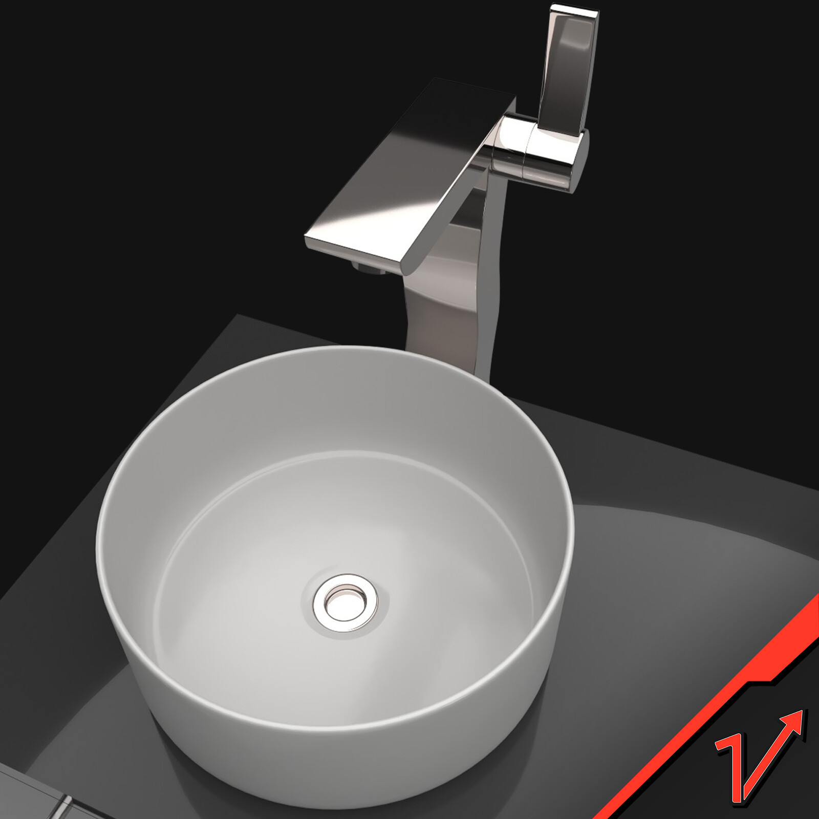 Sink with cabinet