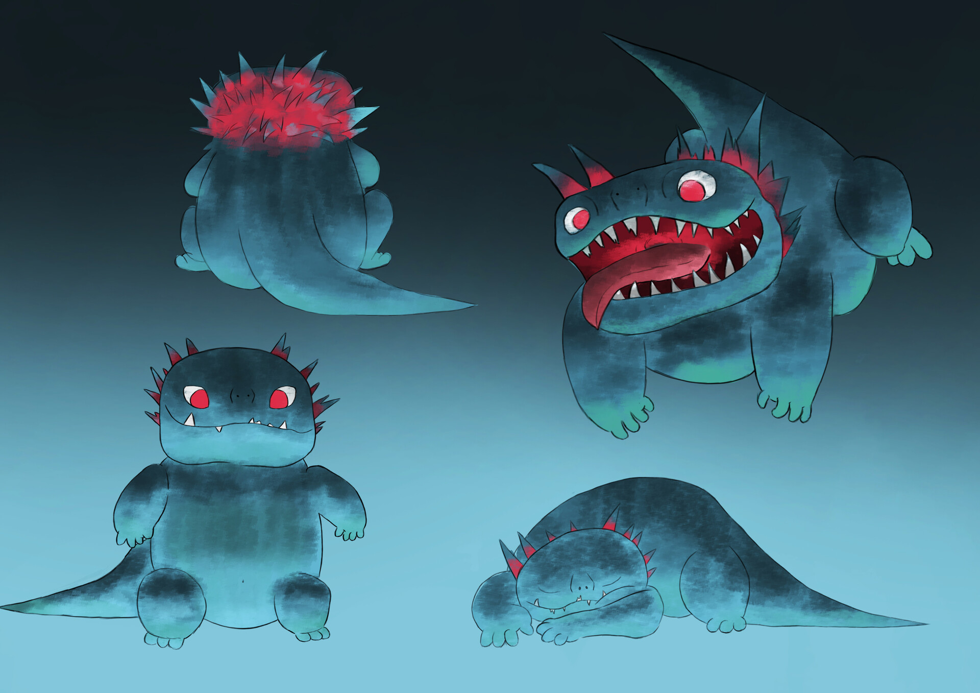 ArtStation - Dancing Dino