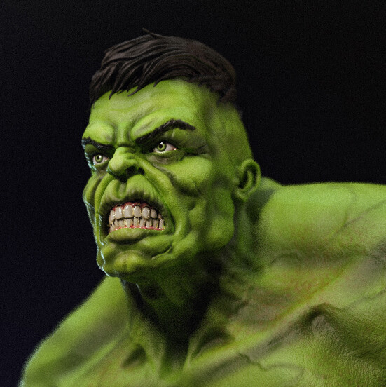 ArtStation - The Incredible Hulk Figure