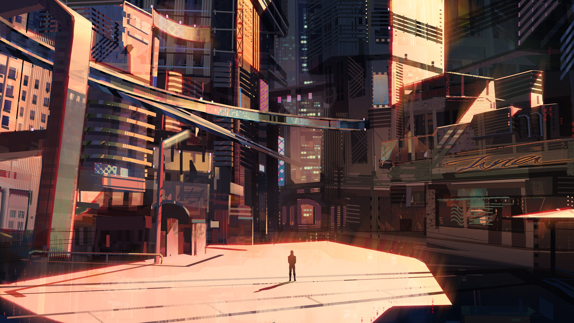 ArtStation - Cyberpunk city