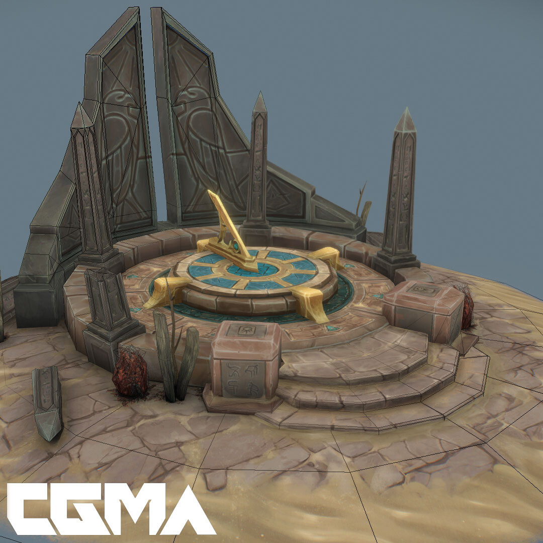 ArtStation Sundial Scene