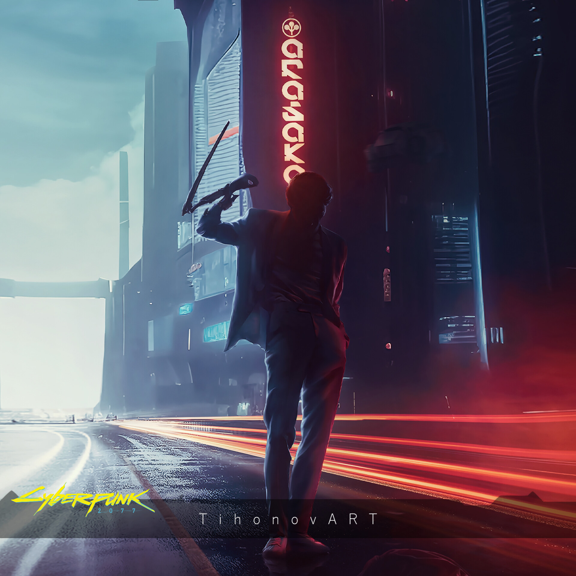 ArtStation Cyberpsychosis Cyberpunk 2077   Tihonov Tihonov Fh 