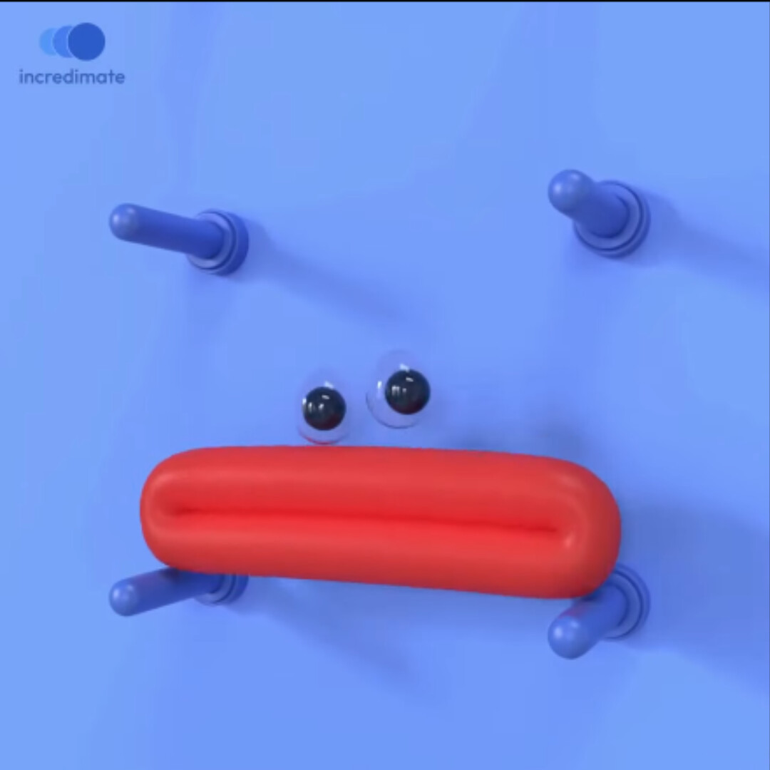 3D Animation - Smiley Loop Animation Video by Incredimate