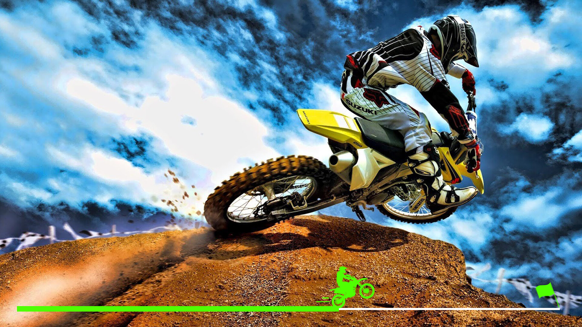 ArtStation Stunt Bike Game UI