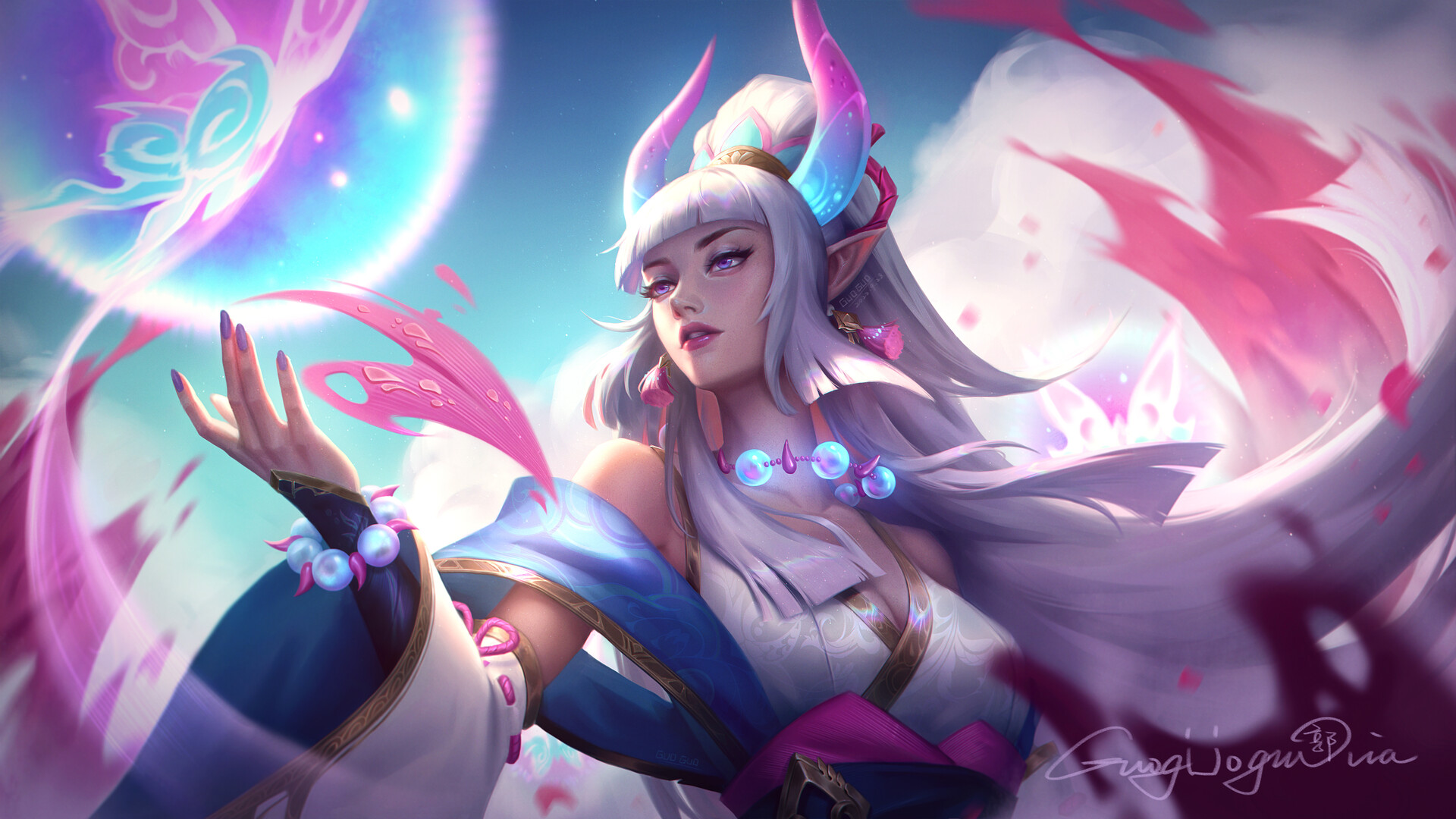 Yongwei Guo - Spirit Blossom Syndra Fanart