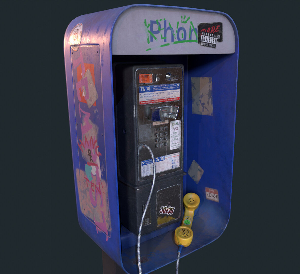 ArtStation - Old Payphone