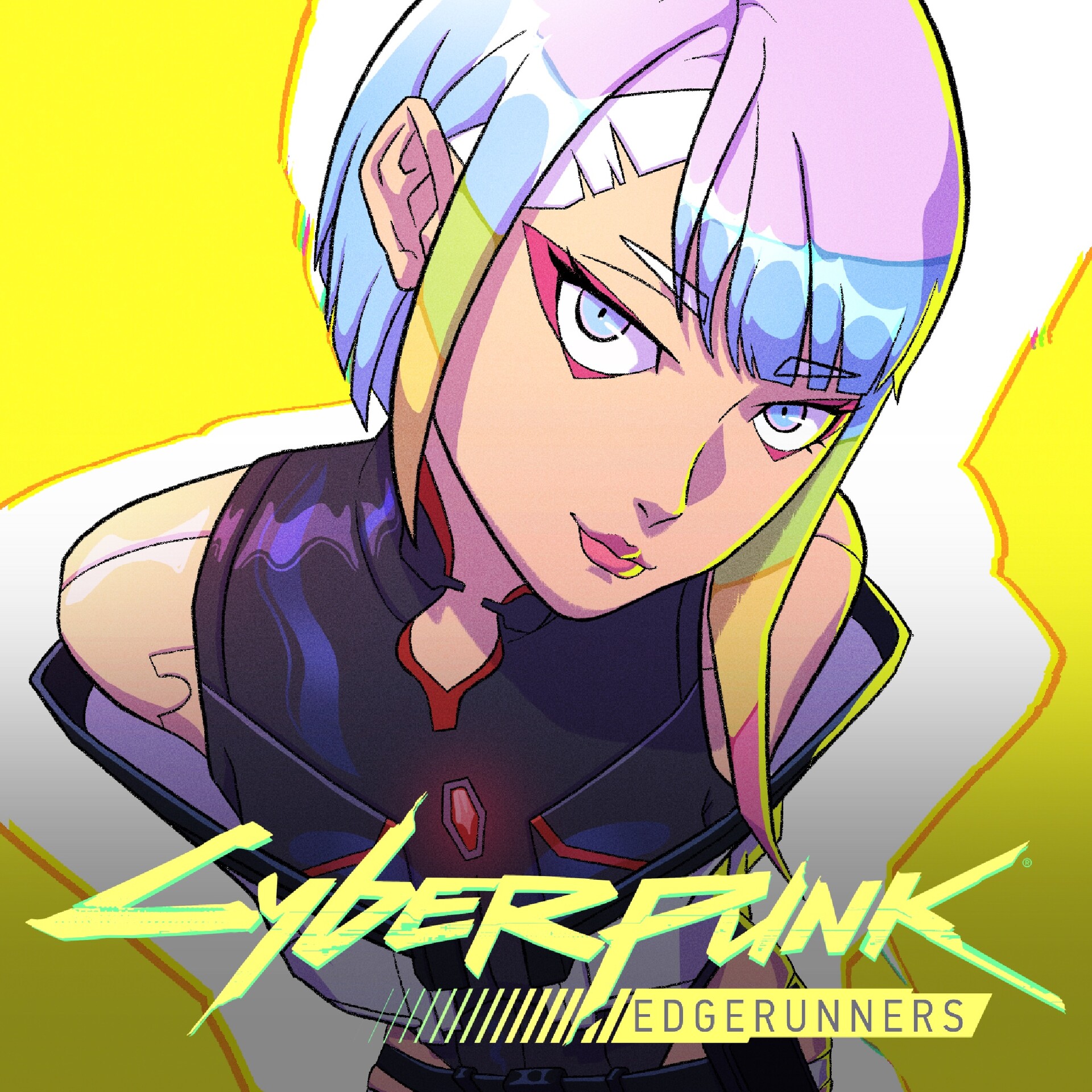 David Martinez (Edgerunners), anime girls, anime boys, Cyberpunk:  Edgerunners, Lucyna Kushinada (Cyberpunk: Edgerunners)