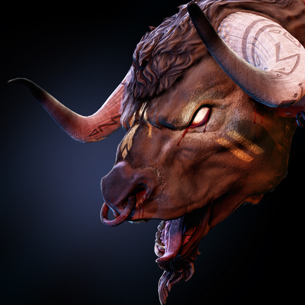 ArtStation - Bull head