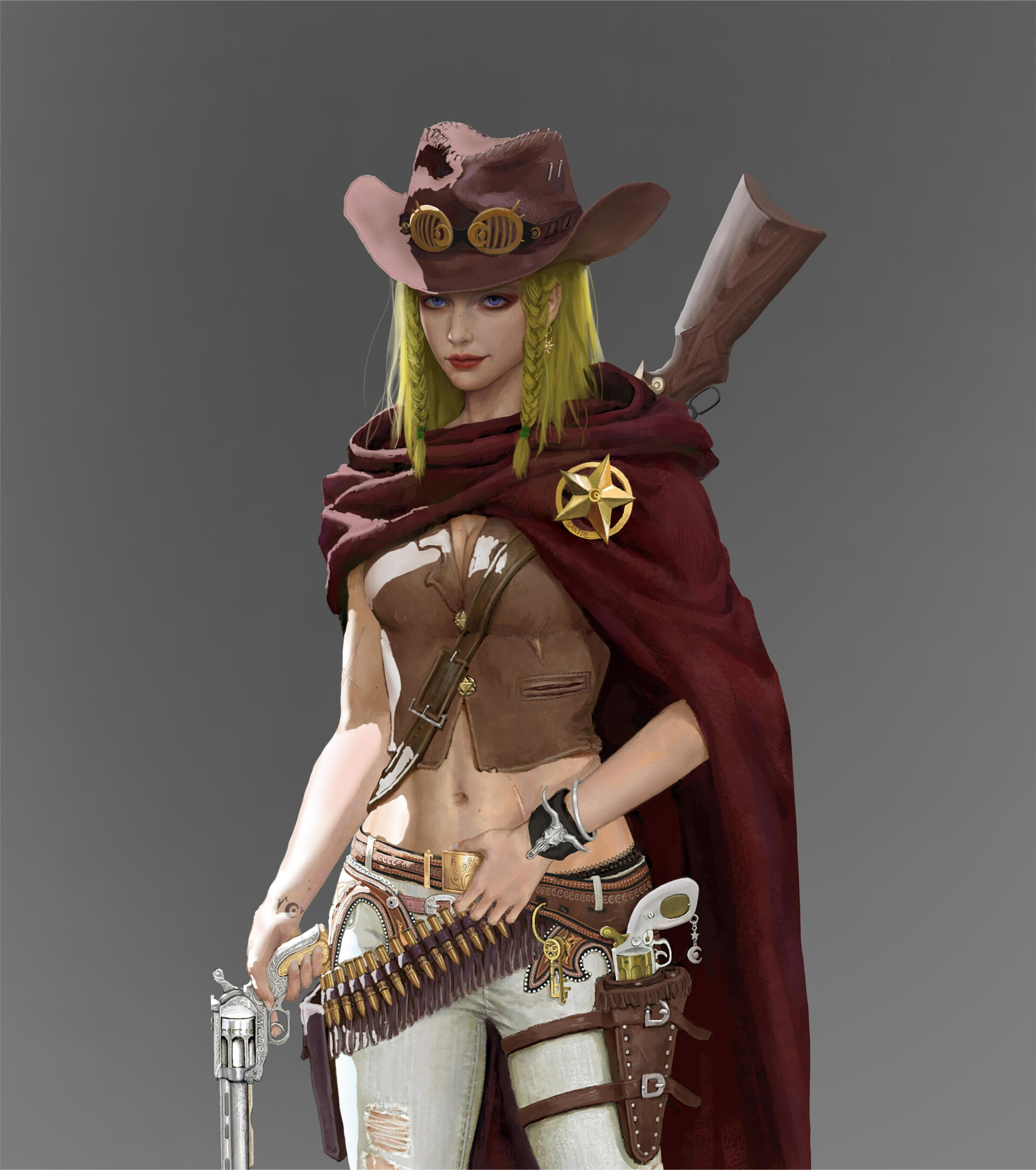 ArtStation - West cowgirl：Shanny Stuart